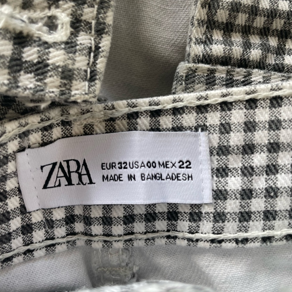 Zara Checkered Jacket and Shorts Set - Picture 6 of 9